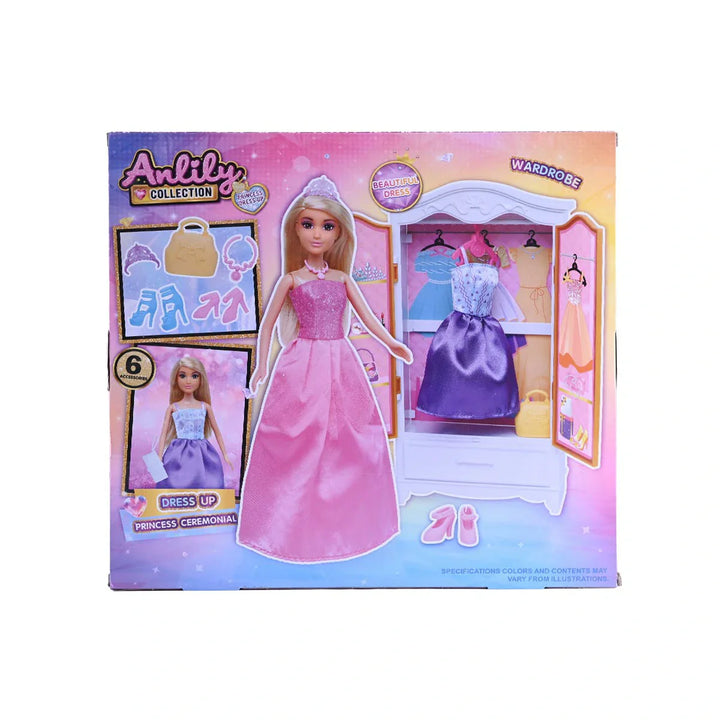 Anlily Collection Princess Dress Up Wardrobe Playset