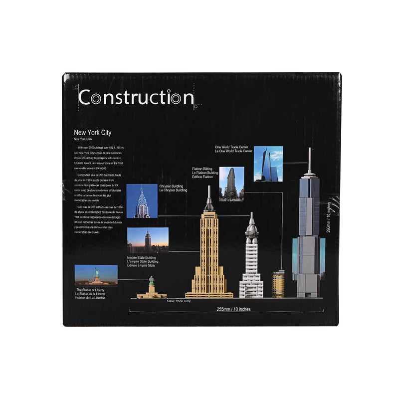 LEPIN Construction New York City Skyline Building Blocks Set 598PCS