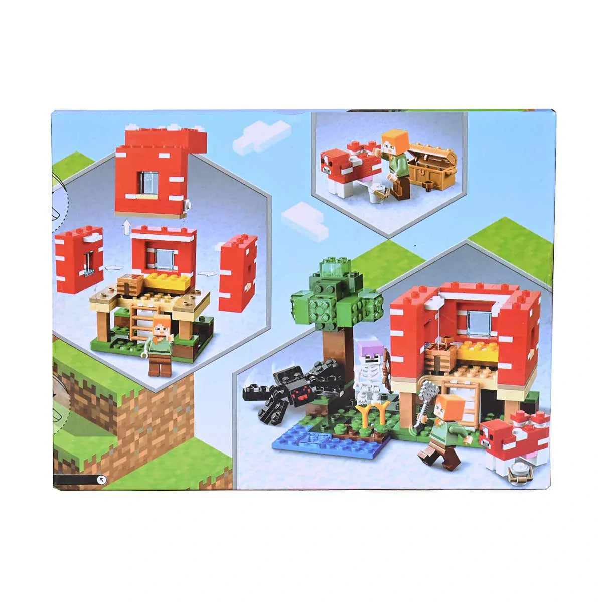 My World The Mushroom House Building Blocks 272 Pcs