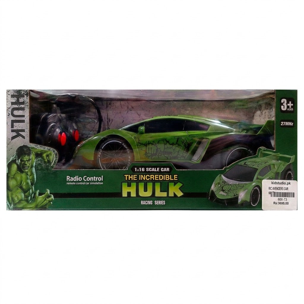 The Incredible Hulk ā 1:16 Radio Control Racing Car - 666-73