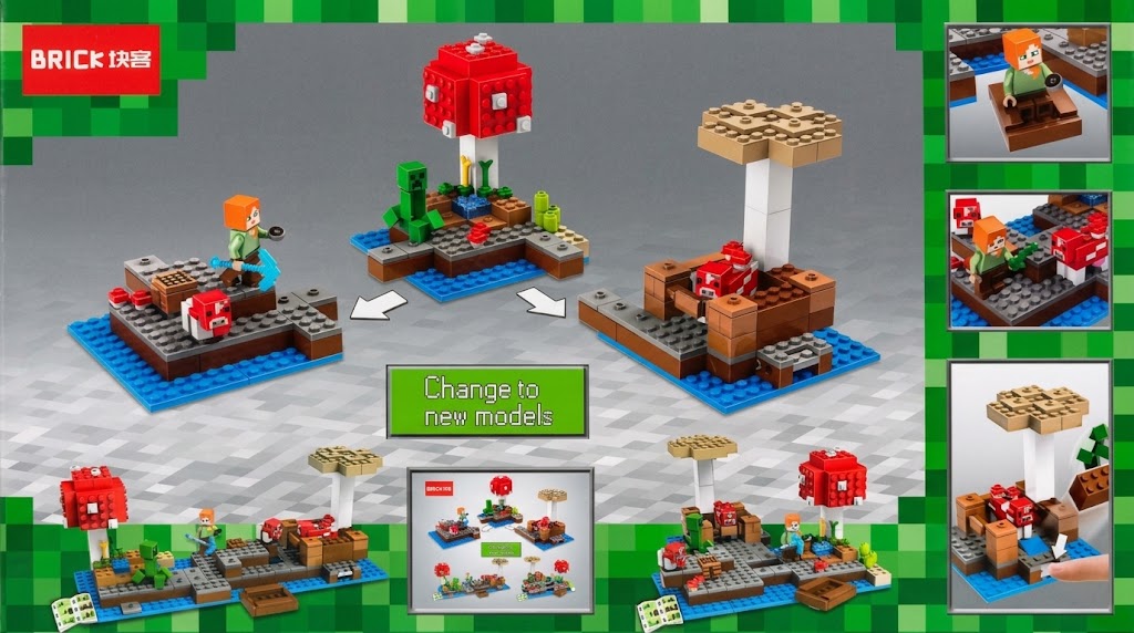 Minecraft Building Blocks Set 824 – 252+ Pieces