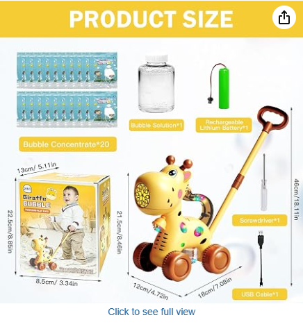 Automatic Bubble Machine - 8521