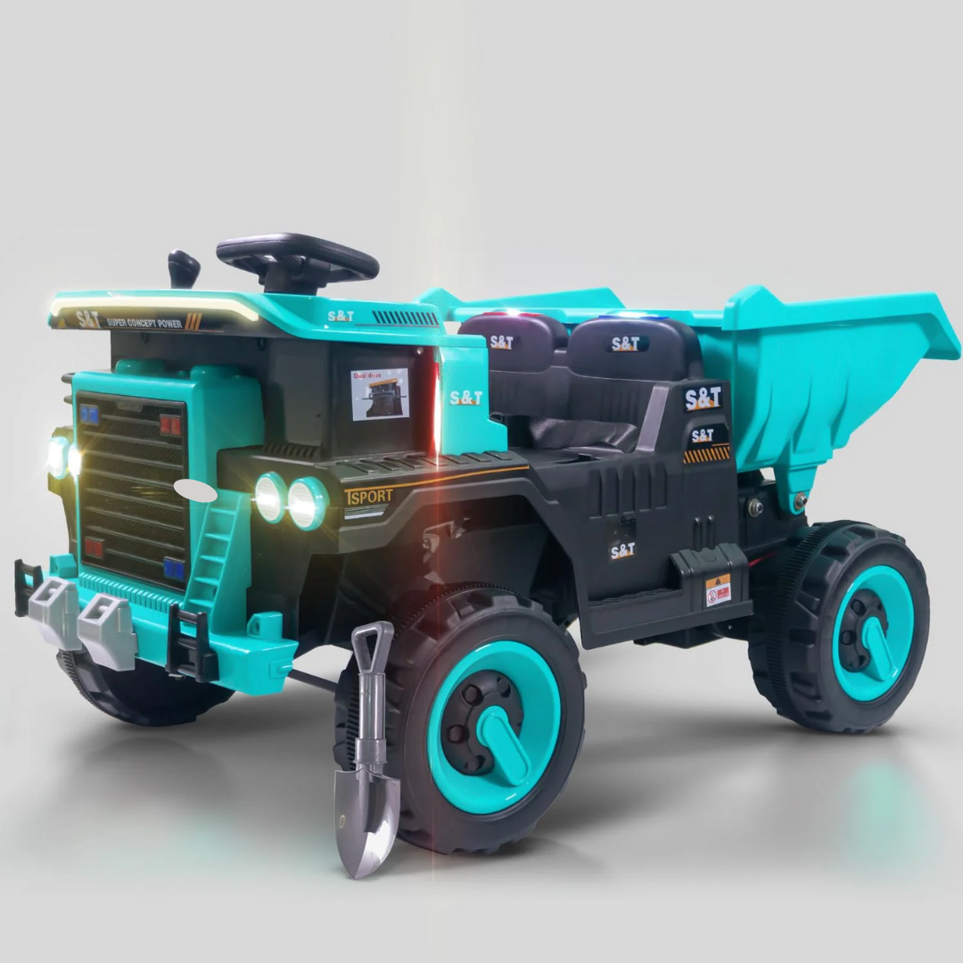 Rechargeable Ride On Truck with Bluetooth Music, Lights