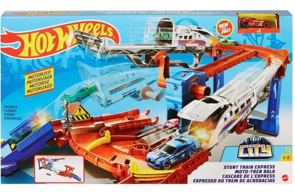 HOT WHEELS® Stunt Train Express, Track Set