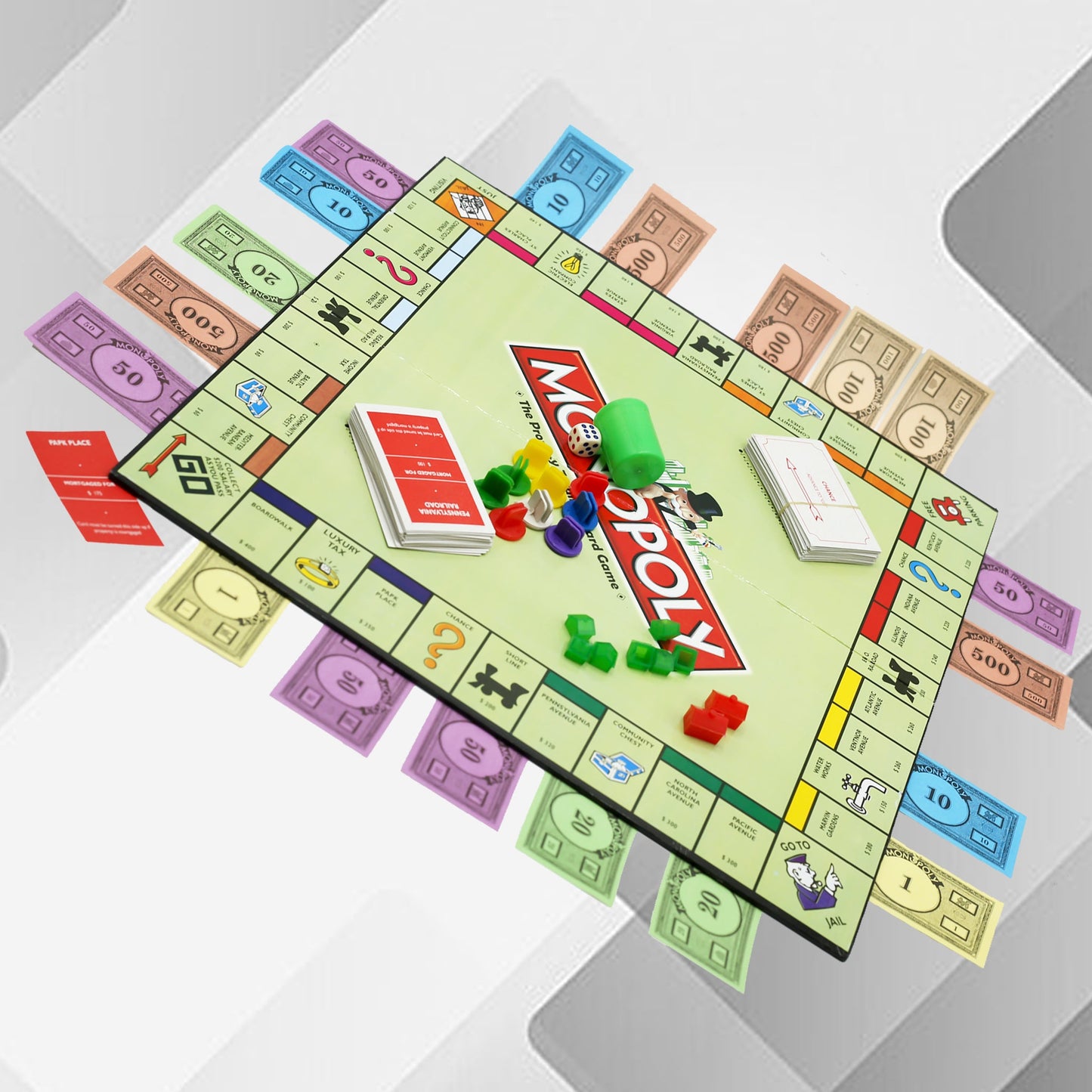 2-in-1 Monopoly and Ludo Board Game