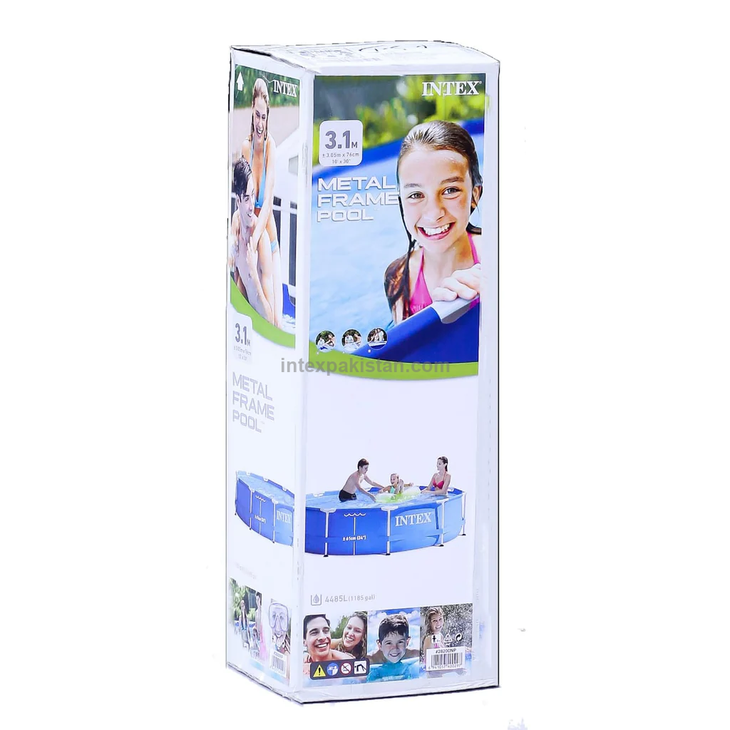 INTEX Round Metal Frame Pool (10ft X 30in)