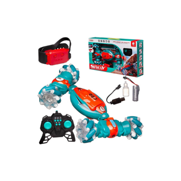 2.4G Gesture Control Stunt Car – Off-Road All-Terrain Climbing RC Vehicle with Lateral Drift, Twist Mode, Lights & Spray