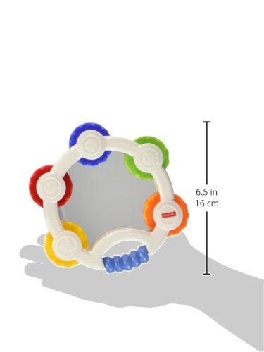 Fisher-Price Shake 'n Beats Tambourine Baby Rattle Toy