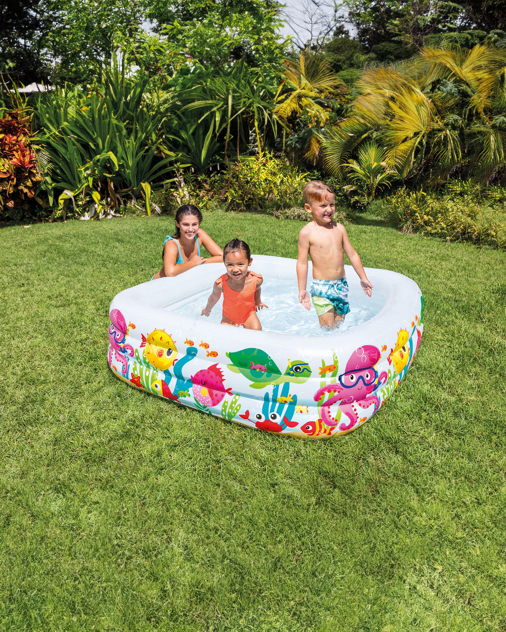 Intex Swim Center Clearview Aquarium Inflatable Pool