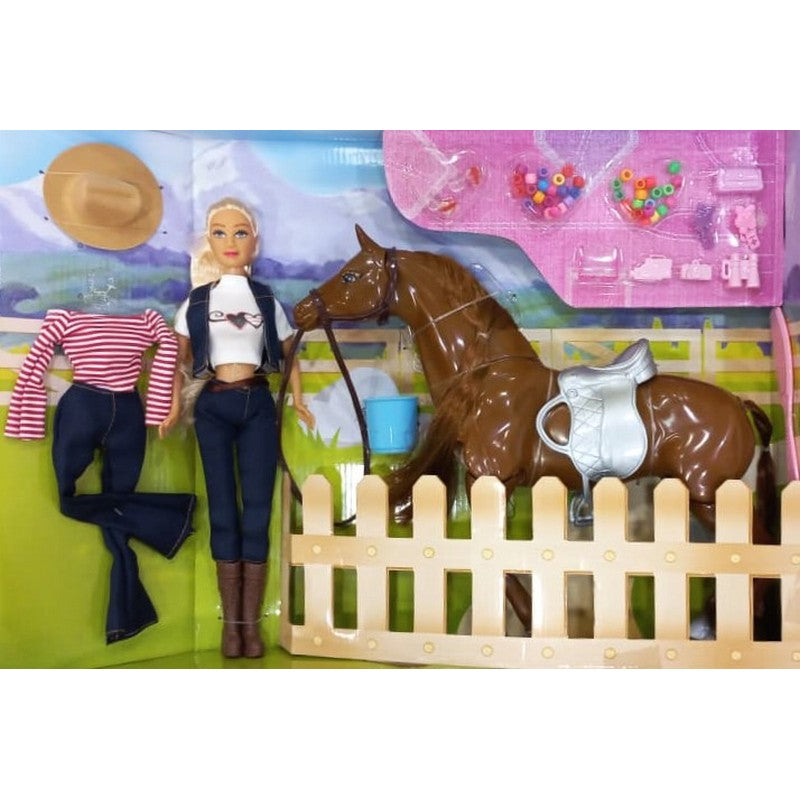 Stocking Riding Doll with Accessories