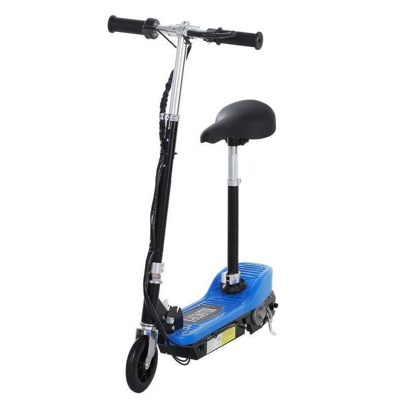 Foldable Electric Scooter For Kids With Brake Kickstand -Blue