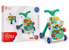 2-in-1 Baby Walker & Activity Table (Green Edition)