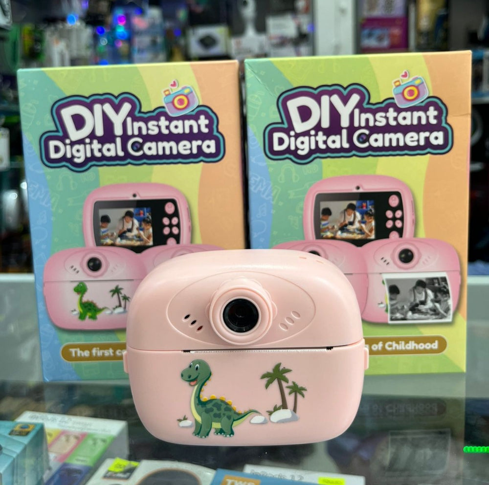Kids Digital Camera Toy 12MP with Selfie Mode, Instant Print, Photos, Music and Videos Games