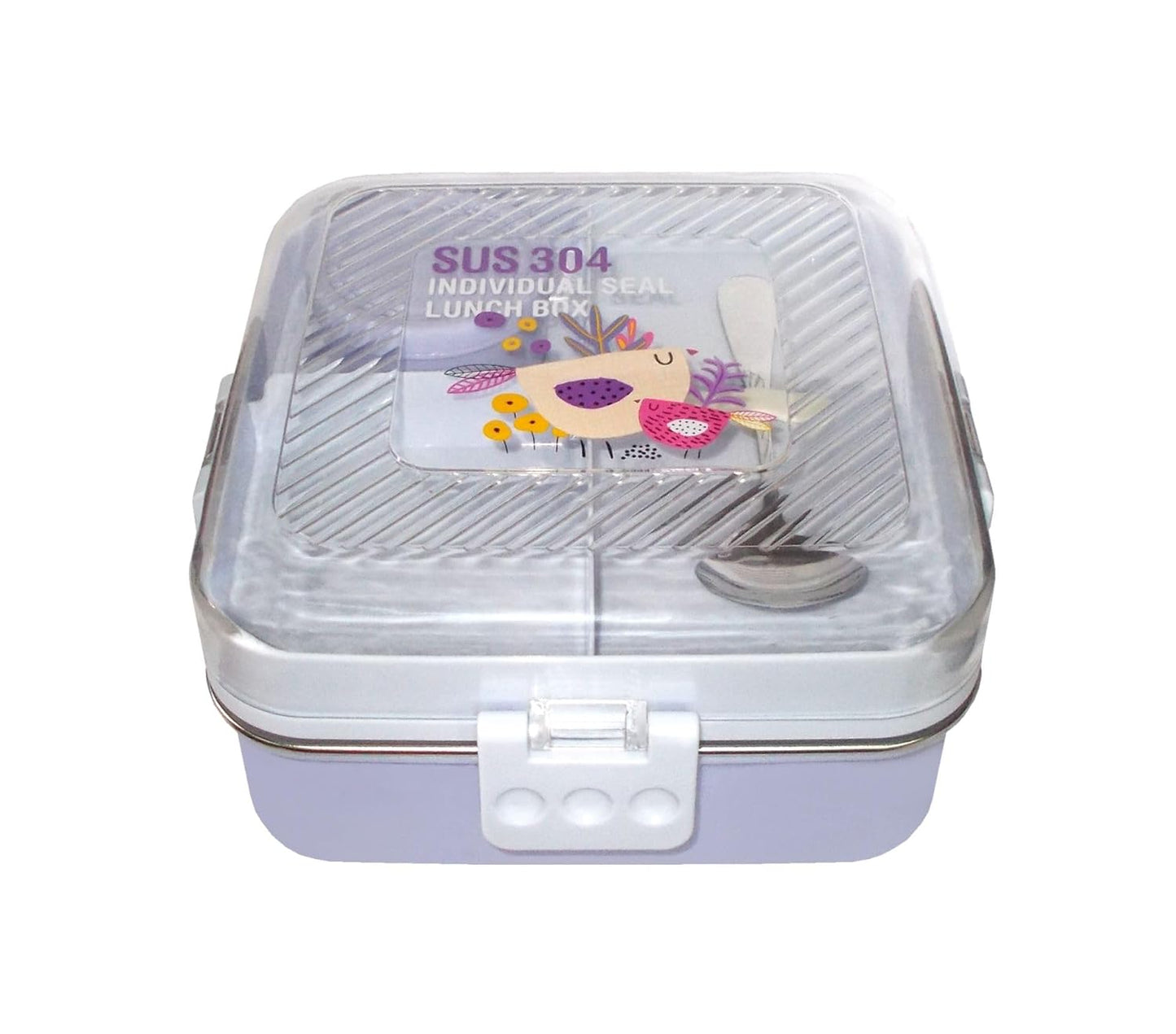 Lunch Box 2 Layer Stainless Steel Lunch Box