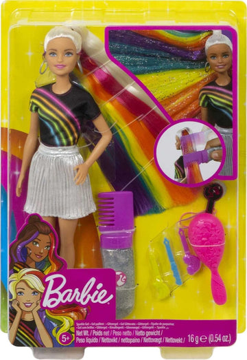Barbie Rainbow Sparkle Hair Doll (FXN96)