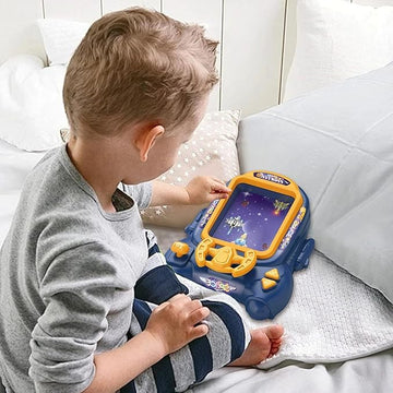 Kids Handheld Game Machine, Grip Steering Wheel Console