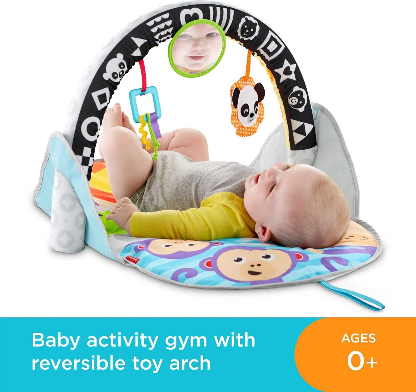Fisher-Price 2-In-1 Flip & Fun Activity Gym