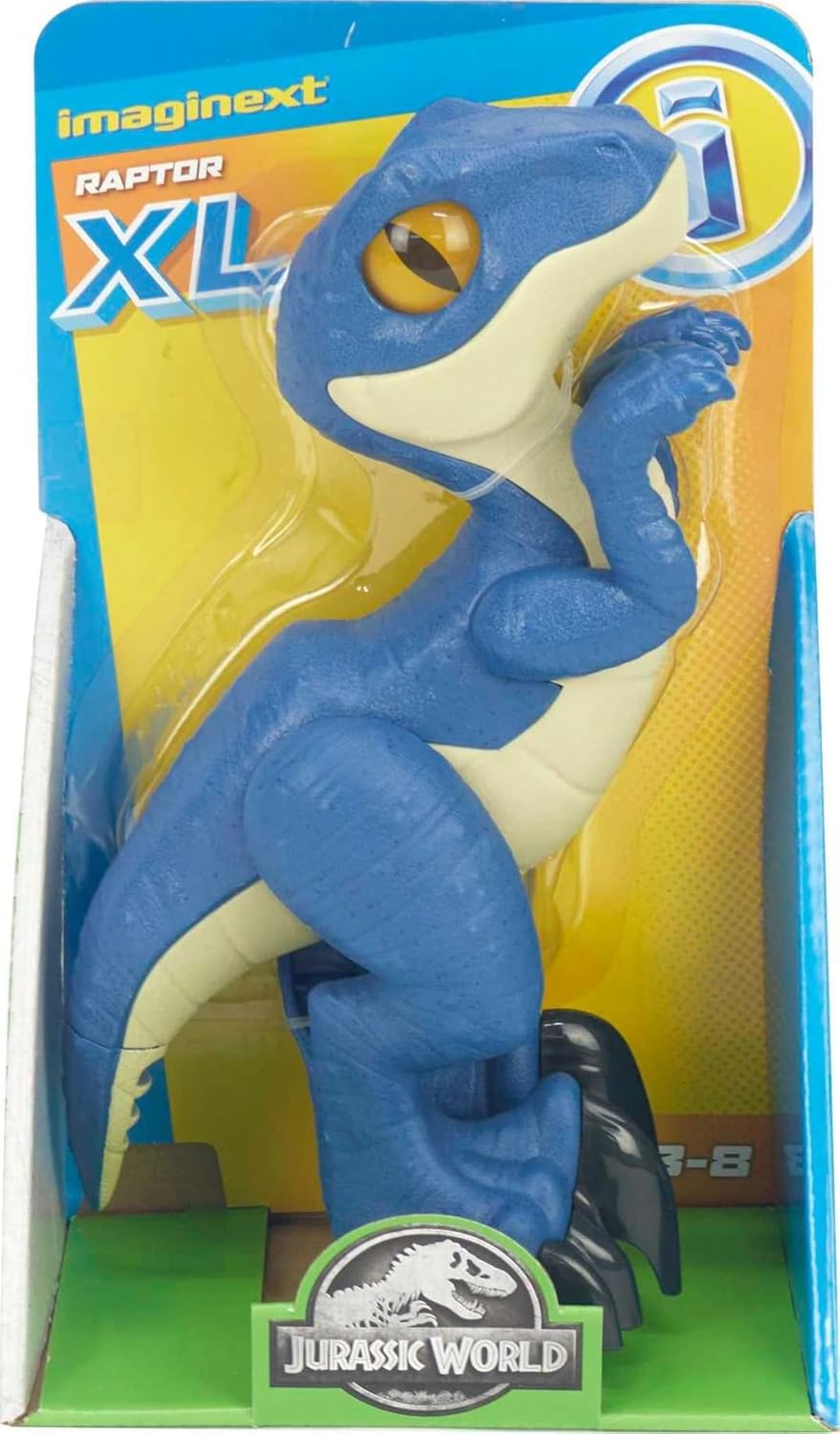 Imaginext Jurassic World Dinosaur Toy Raptor