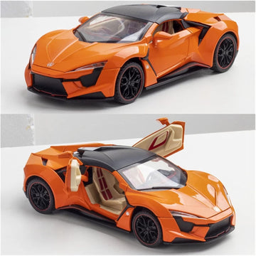 1/24 for Lykan Hypersport Sports Car Alloy Diecast Toy Car