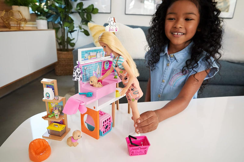 Barbie Pet Salon Playset with Doll