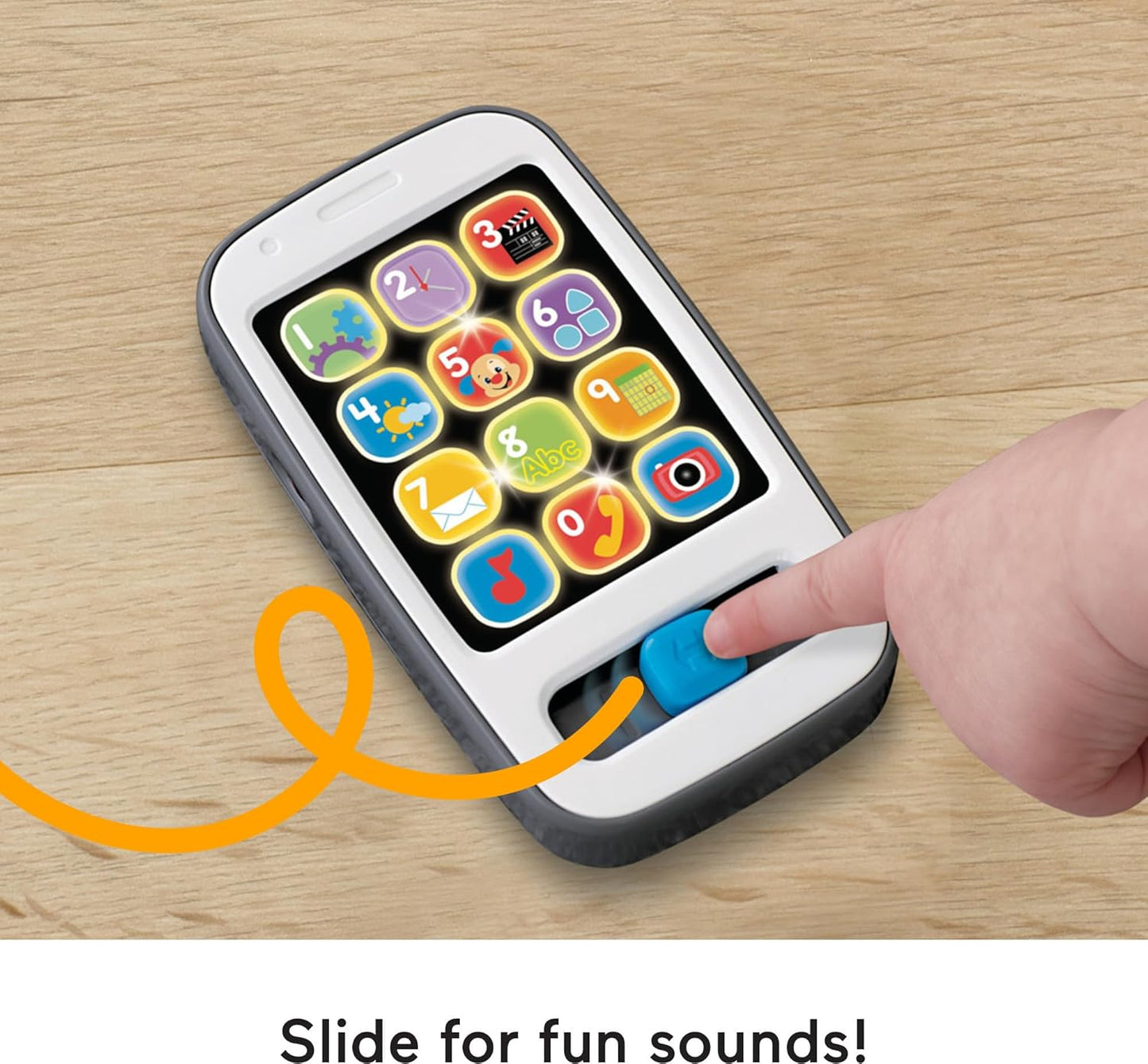 Fisher-Price Smart Phone Toy for Toddler with Music Lights