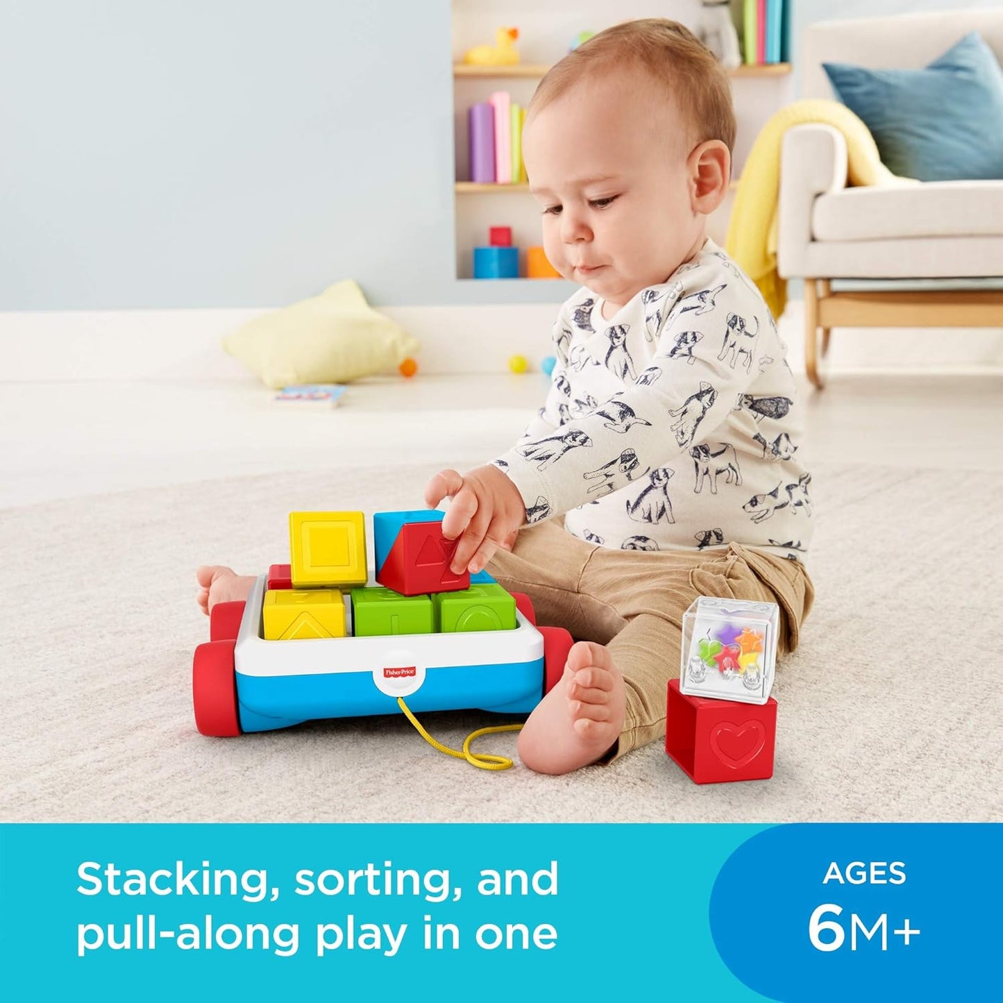 Fisher-Price Pull-Along Activity Blocks