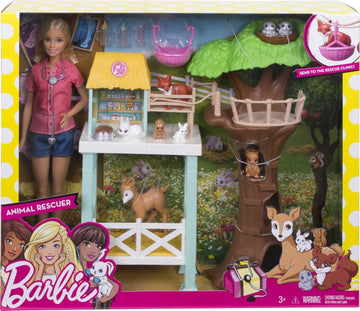 Barbie Veterinarian Doll & Animal Rescue Playset