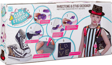 Fashion Machine 2in1 Rhiestone & Stud Designer Knitting Creation Kit