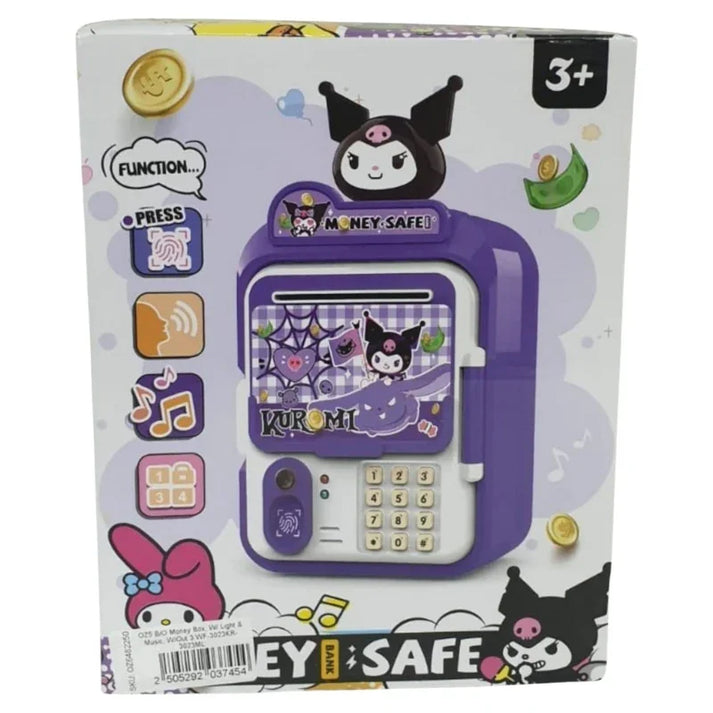 Electronic Money Safe Piggy Bank with Password, Music & Light for Kids