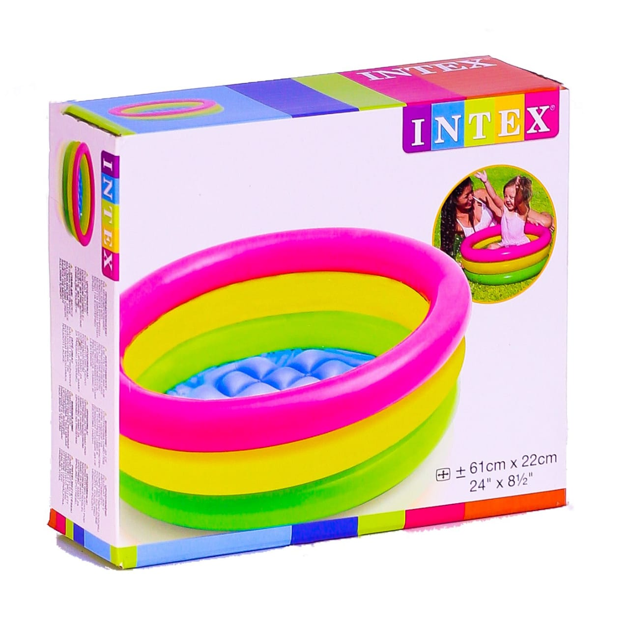 Intex Swimming Pool - Swimming Pool for kids - Sunset Glow Baby Pool