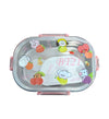Plastic Lunch Box with Cutlery Set