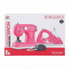 Kids Simulation Pink Sewing Machine & Iron Toy Set - Play & Learn Home Appliance