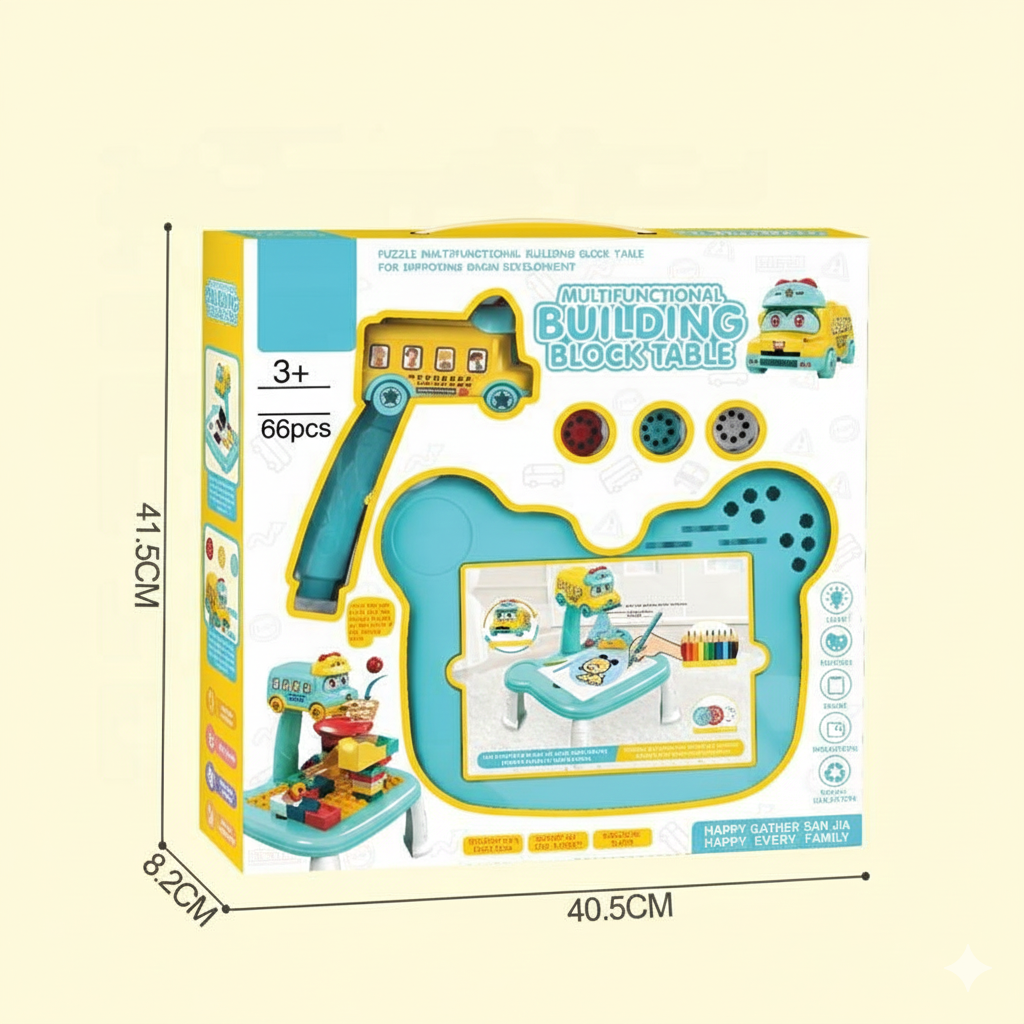 3-in-1 Multifunctional DIY Drawing Table