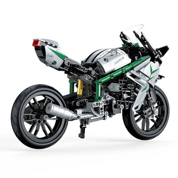 COGO Motorcycle Building Blocks Set