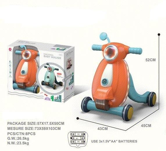 2-in-1 Sit-to-Stand Learning Walker for Infants