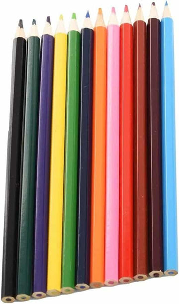 Hong Wei Hexagonal Color Pencils Set Of 24 Pcs – Multi Color