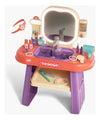 Kids Dressing Table with LED Light & Touch Sensor