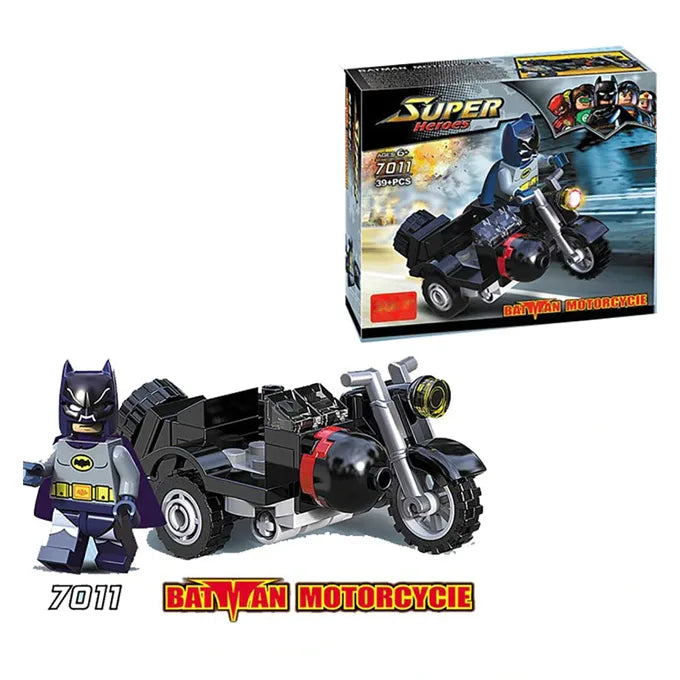 Batman Motorcycle Super Heroes | Building Block 33+Pcs