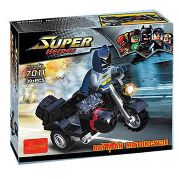 Batman Motorcycle Super Heroes | Building Block 33+Pcs