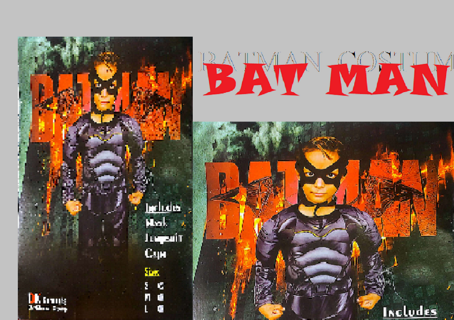 Action Hero Batman Kids Costume