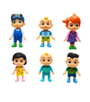 Family & Friends 6-Pack Mini Doll Set