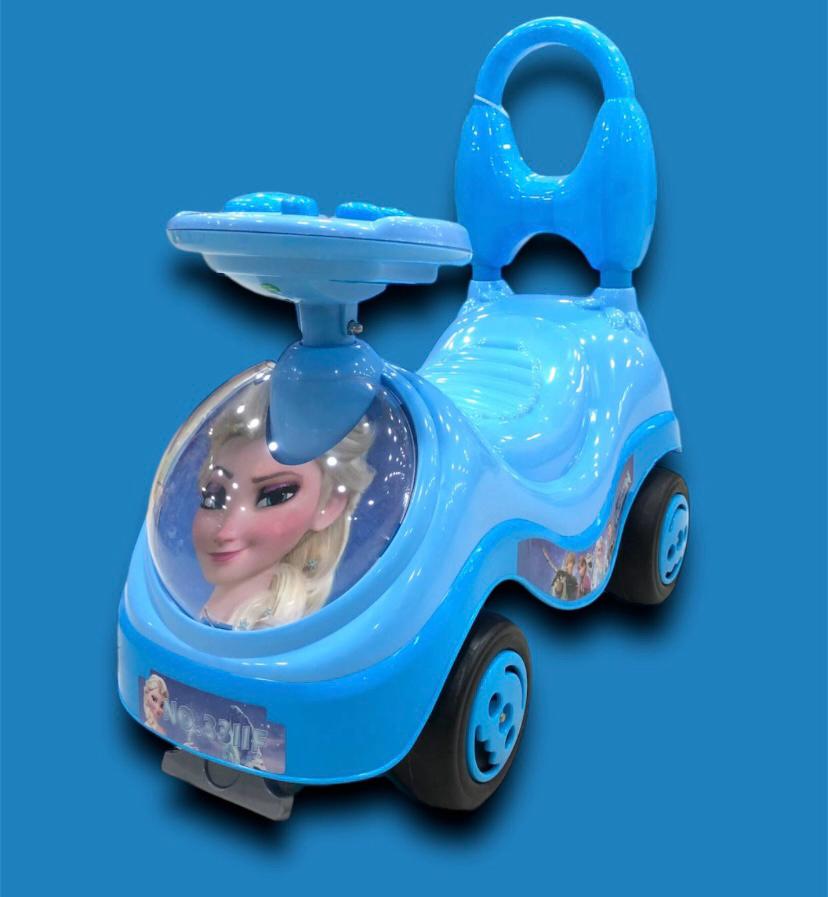 Frozen-Themed Ride-on Car (Blue)