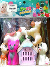 Animal Toy Set with Pet House