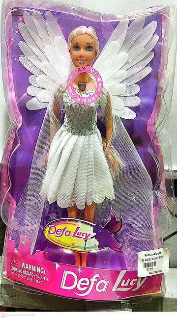 Defa Lucy Angel Fashion Doll with White Wings and Ballerina Dress
