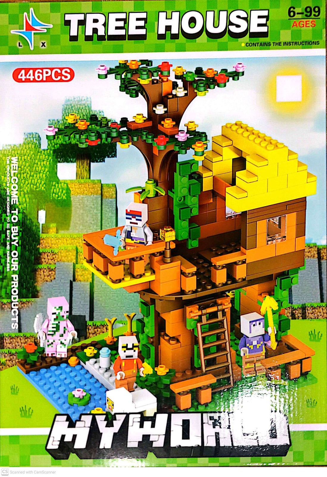 My House Tree House Building Block Set