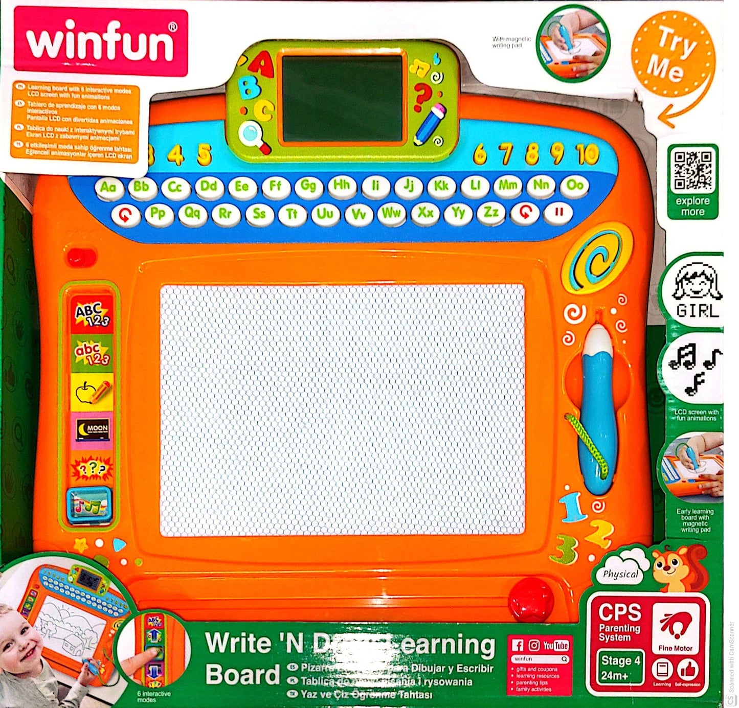 Winfun Write 'n Draw Learning Board
