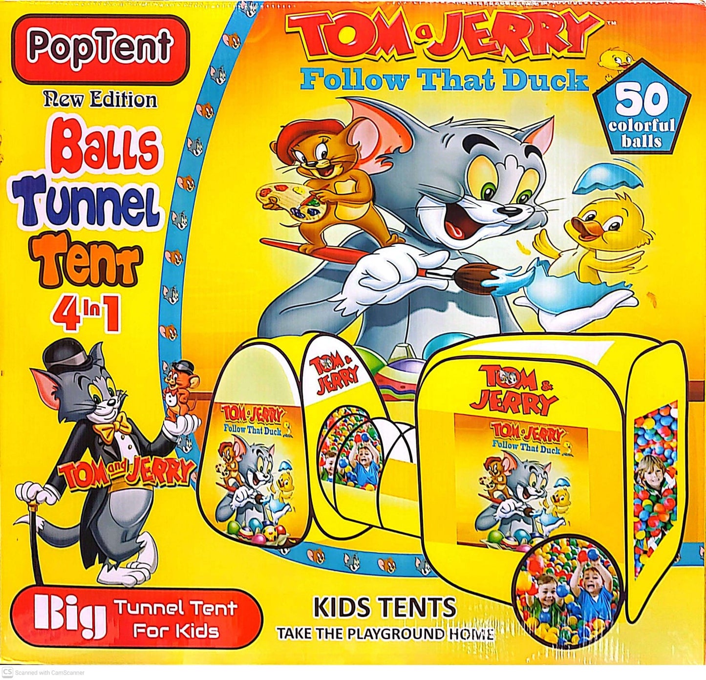 Tom and Jerry Tent with Tunnel