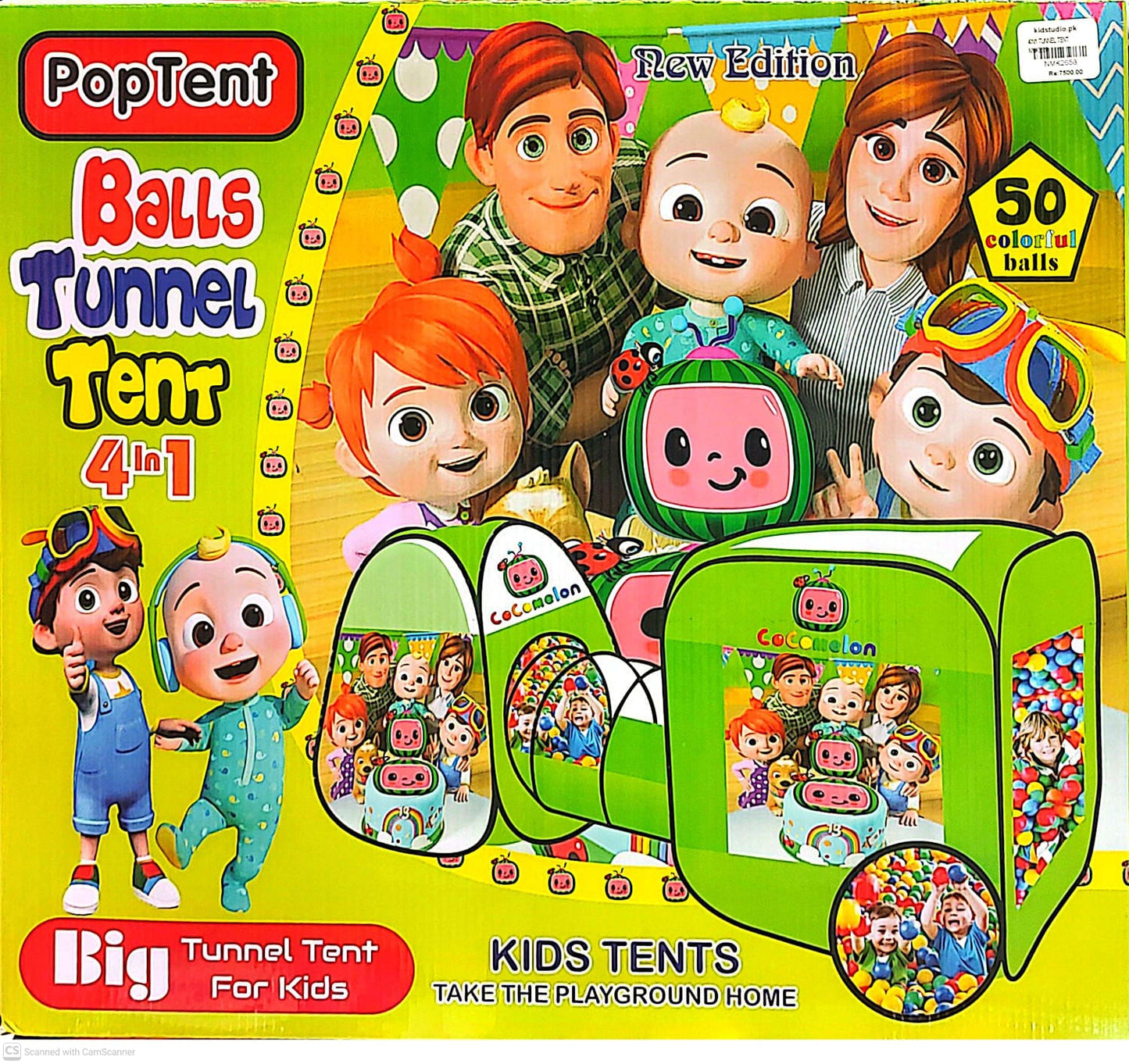 Play Tent with Tunnel Cocomelon