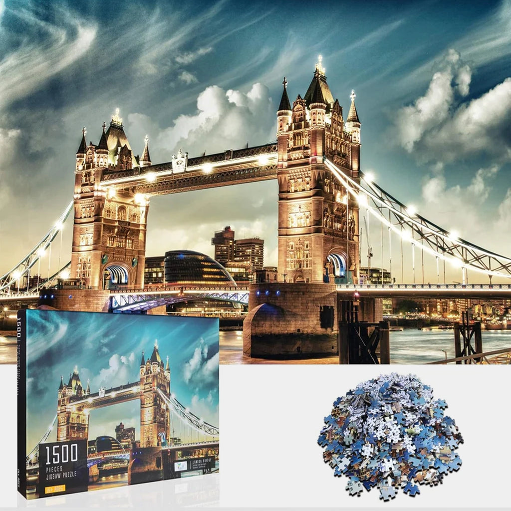 Jigsaw Puzzle London Tower Bridge 1500 Pcs Puzzle Set