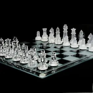 Glass Chess Game Set